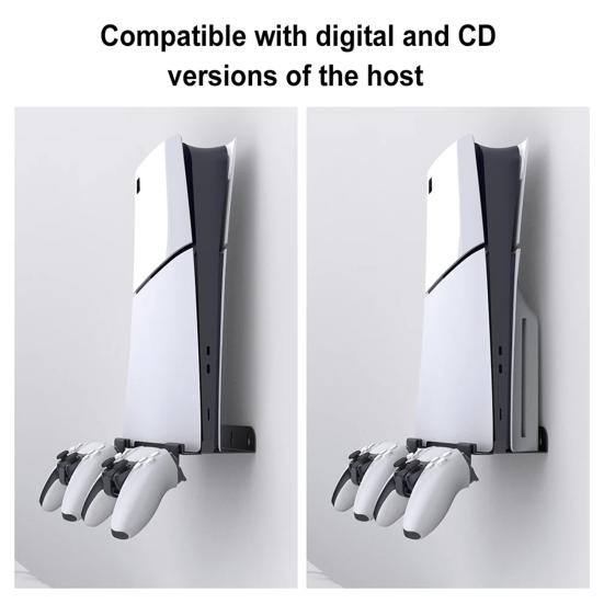 Game Console Wall Storage Holder with Mount Bracket Storage Hook Strong Load-bearing Simple