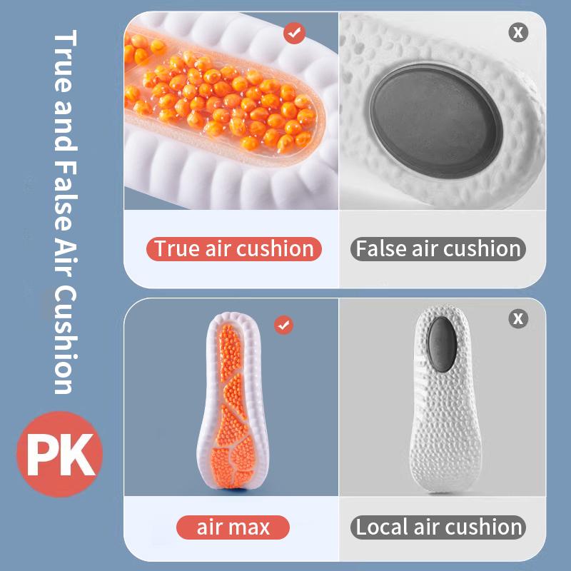 Новая спортивная латексная стелька-подушка Удобные стельки от подошвенного фасциита для ног Мужские Женские Ортопедическая подошва для обуви Аксессуары для бега