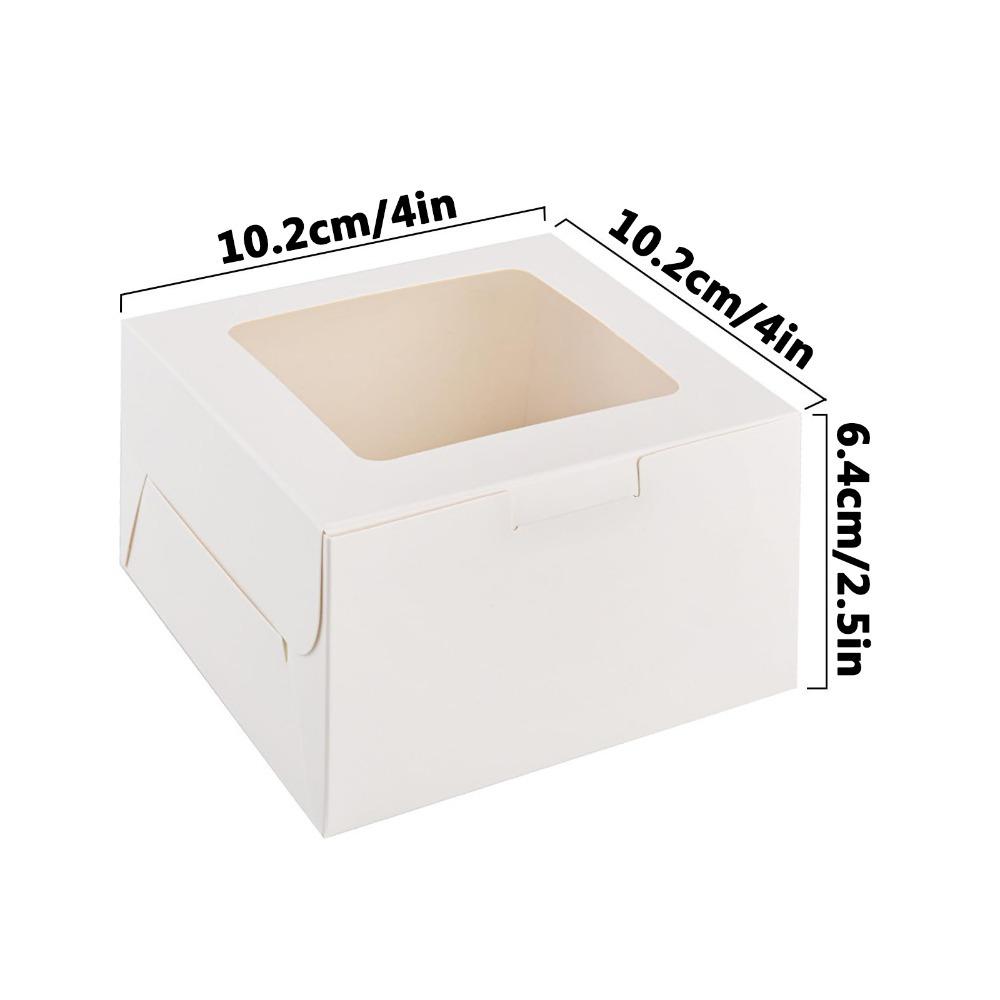 30 шт. Белые подарочные коробки с прозрачным окном из бумаги Мини-коробки для угощений Подарочная упаковка Коробка для Пасхи Свадьбы Вечеринки Юбилеи Упаковочная коробка для мыла Подарочный