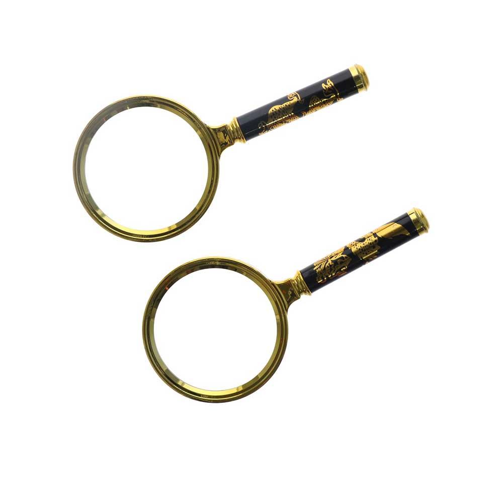 Newspaper Jewelry Handheld 10X Magnifying Glass Magnifier Eye Glass Mini Microscope Optical Glass