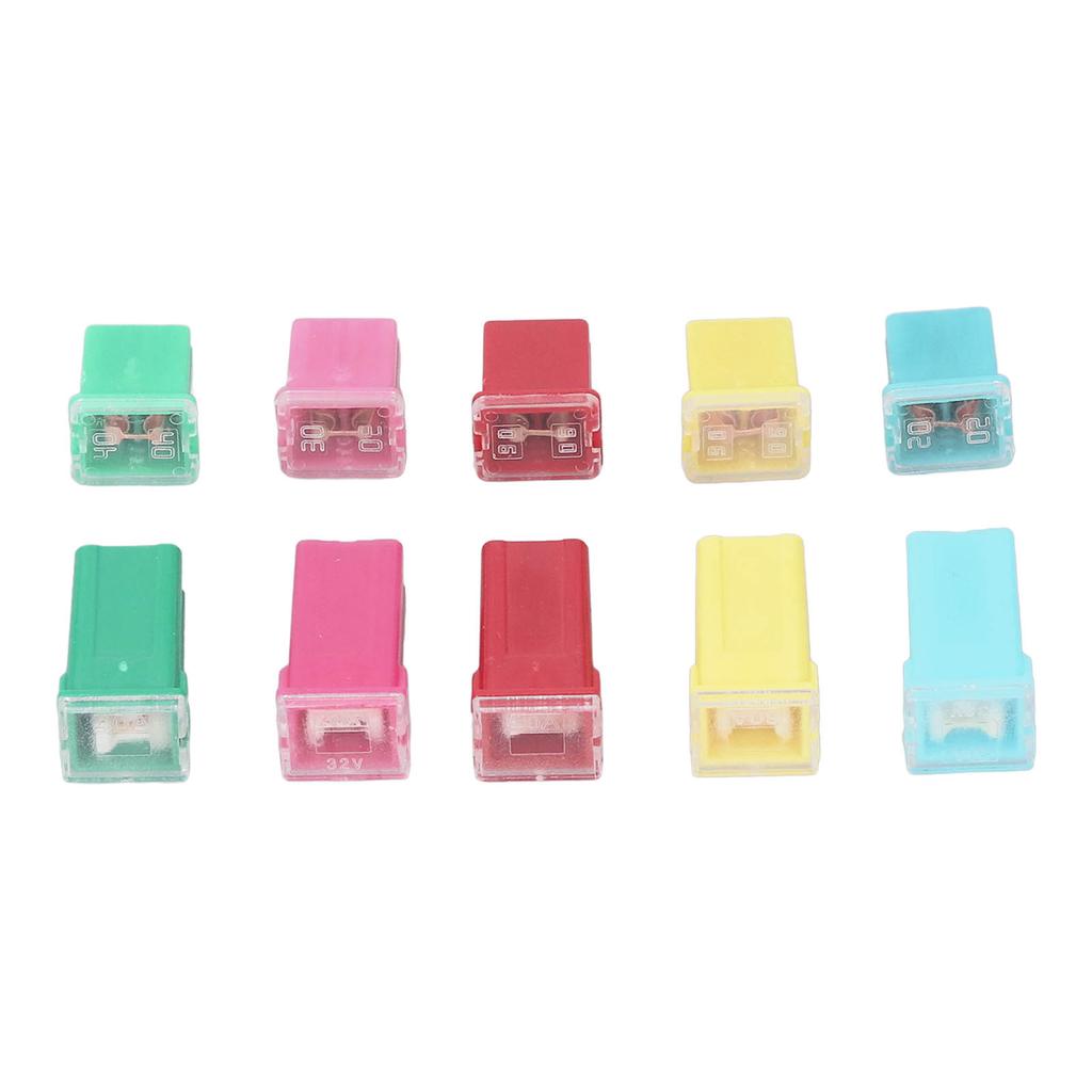 Набор автомобильных предохранителей, 30 шт., ассортимент, аксессуары для электрики в форме коробки с пластиковым боксом, 20?60А 32В