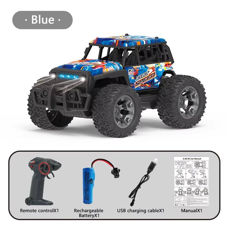 JJRC Q181 30КМ/Ч 1:20 RC машинок со светодиодными огнями 2.4Ghz с двумя моторами RC Monster Truck All Terrain Off Road High Speed RC гоночный автомобиль игрушка детский подарок