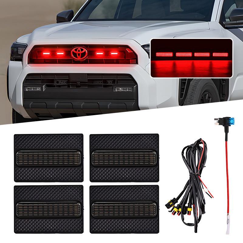 Светодиодные дневные ходовые огни для 25 моделей Toyota 4Runner - решетка TRD SR5, маленькие, желтые