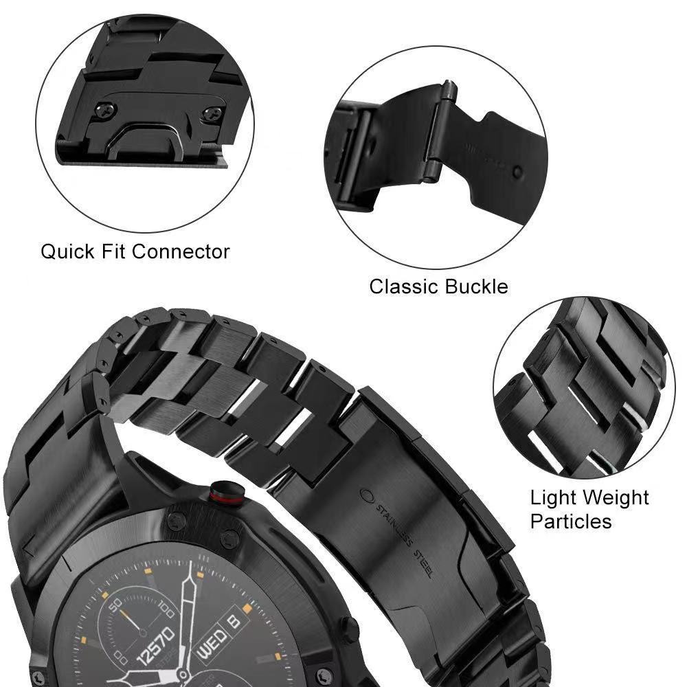 26 мм 22 мм титановый ремешок для Garmin Fenix 8 Tactix8 51 мм 47 мм Fenix 7X с разъемом Quick Fit сменный ремешок для Garmin Enduro3