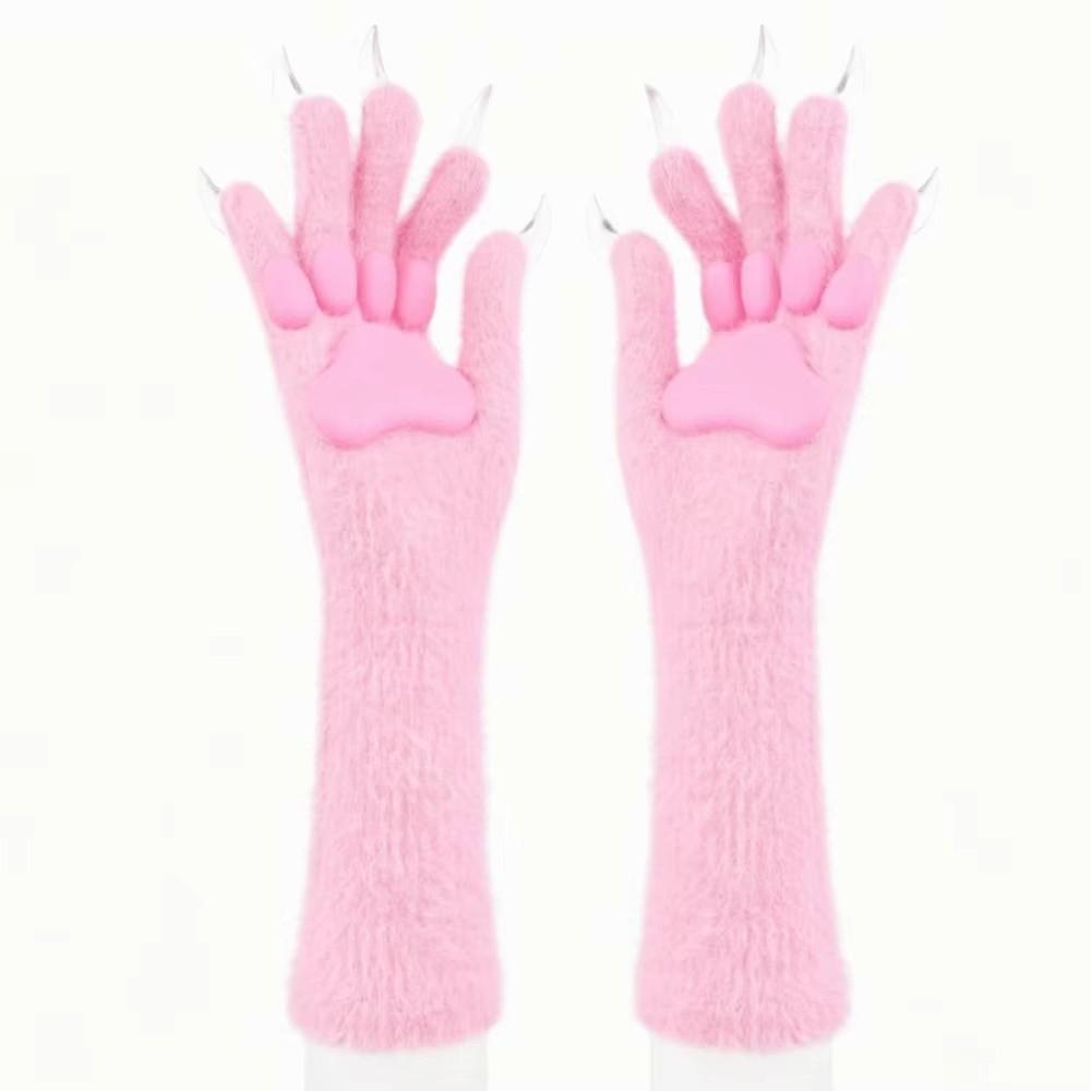 Silicone Meat Pad Cat Claw Mittens Solid Color Cosplay Ghost Claw Props Cosplay Costume