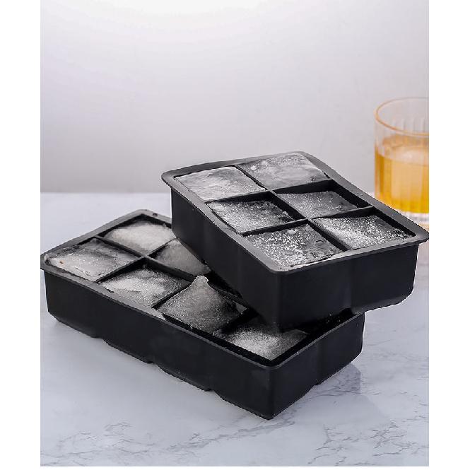 4/6/8/15 Grid Big Ice Tray Mold Giant Jumbo Large Food Grade Silicone Ice Cube Square Tray Mold DIY Ice Maker Ice Cube Tray 2