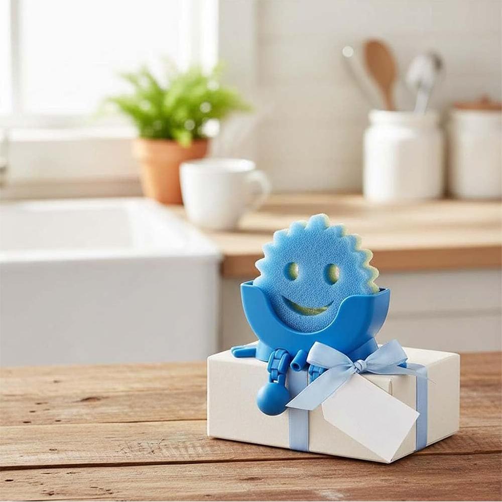 Sponge Holder with Drainage Featuring Legs and Open Draining Design