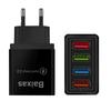 4-портовое USB-зарядное устройство для мобильных телефонов и планшетов, дорожное, стандарт США и ЕС, 3А
