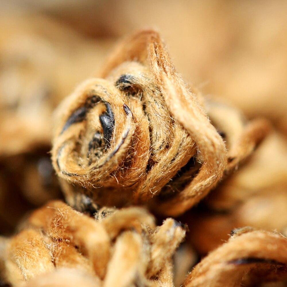 Черный китайский чай Yunnan Golden Spiral, черный китайский чай Dianhong Red Single Bud, 250 г