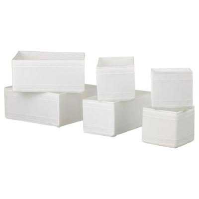 Набор белых коробок (6 шт), SKUBB Box White Set,
