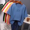 Kawaii Summer T Shirt Women Oversized Soft Tees Хлопок Loose Bouses Tops