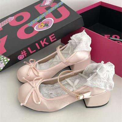 Популярные туфли-лодочки на платформе для увеличения роста, женские 2025, маленькая фея, универсальная юбка, маленькие кожаные туфли, женские, милый темперамент, мода с