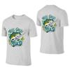 Reel Great Dad Campus Style Reversible Tshirt Youthful Feeling No Curling Short Sleeve