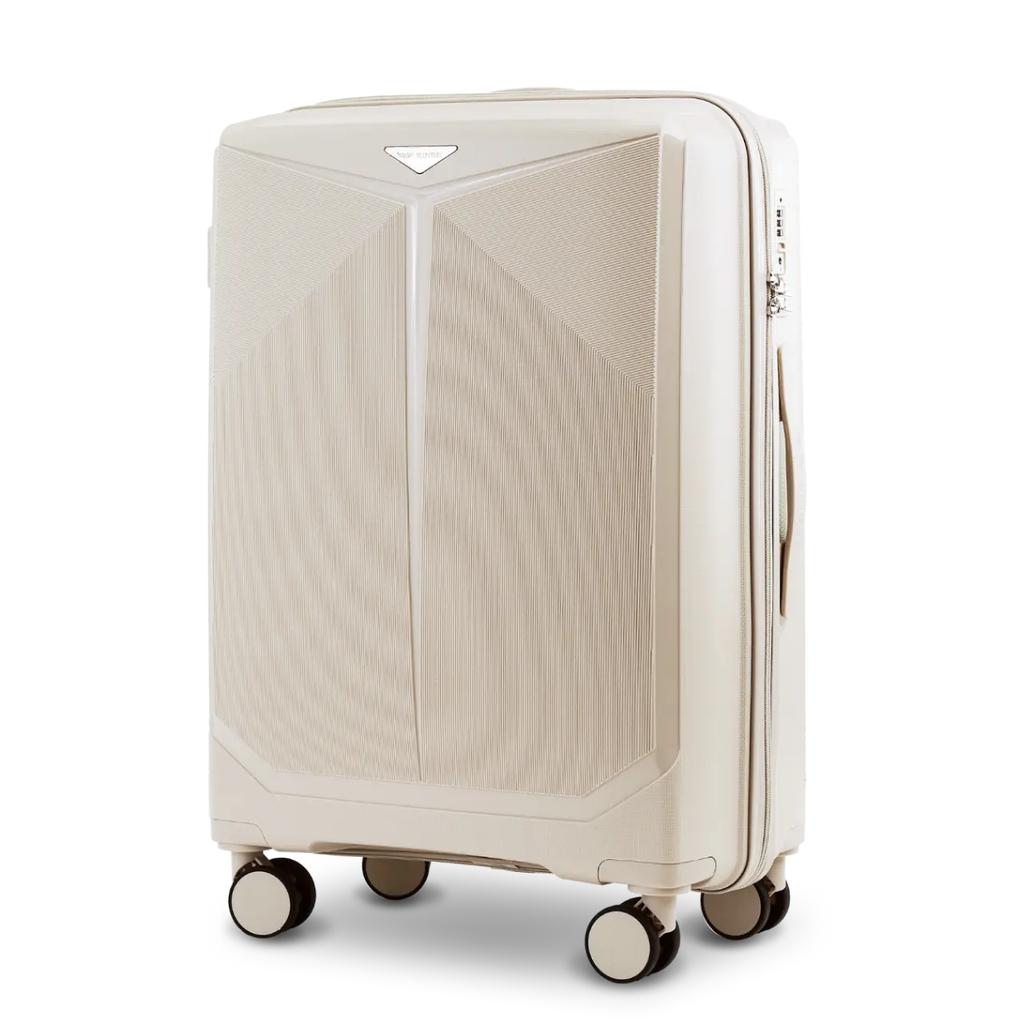 Medium Suitcase Wings Cockatiel Polypropylene 24" Beige