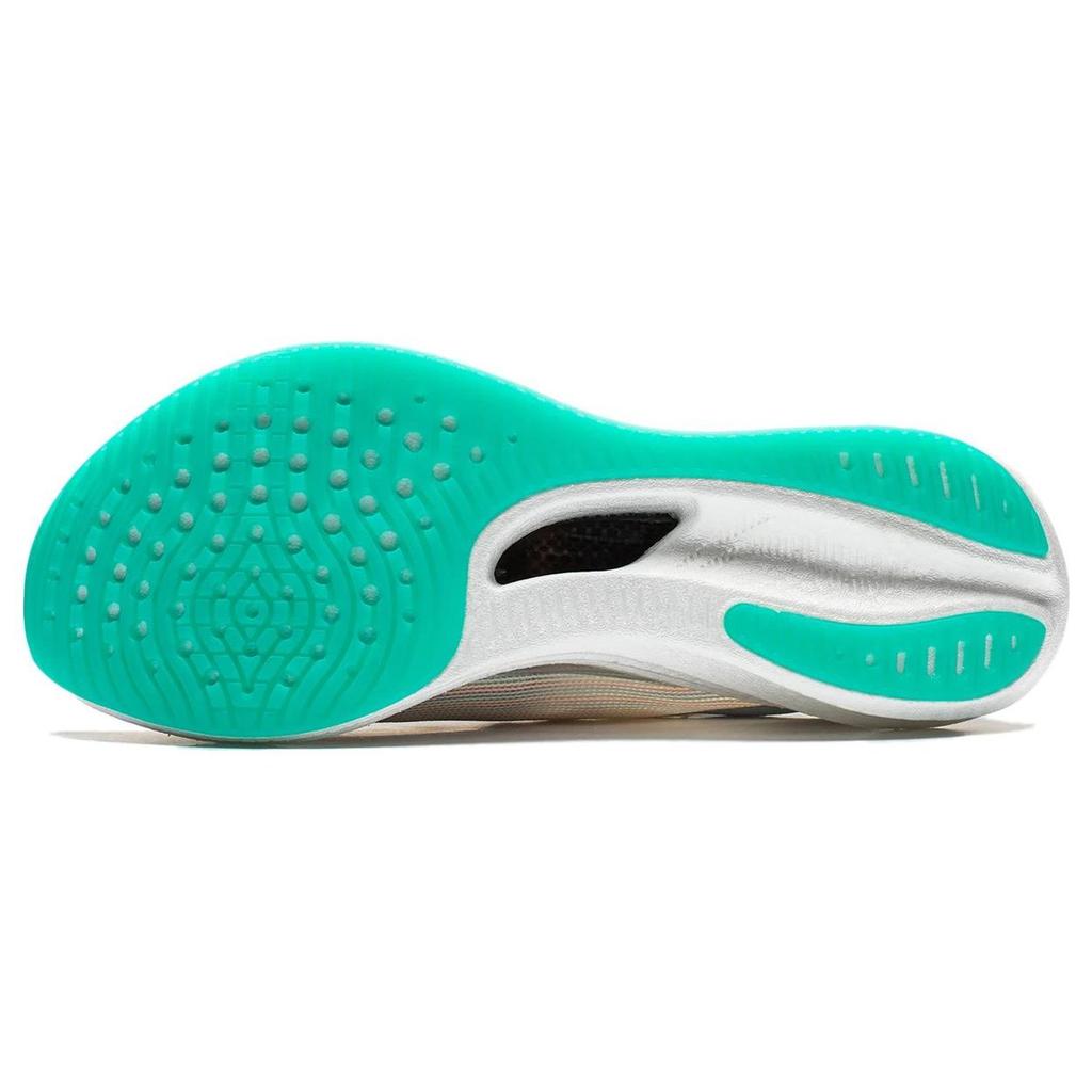 Li Ning Feidian 3.0 Challenger Slip Resistant Breathable Rebound Low Top Running Shoes Women Sneaker White Yellow Green ARMT038-17