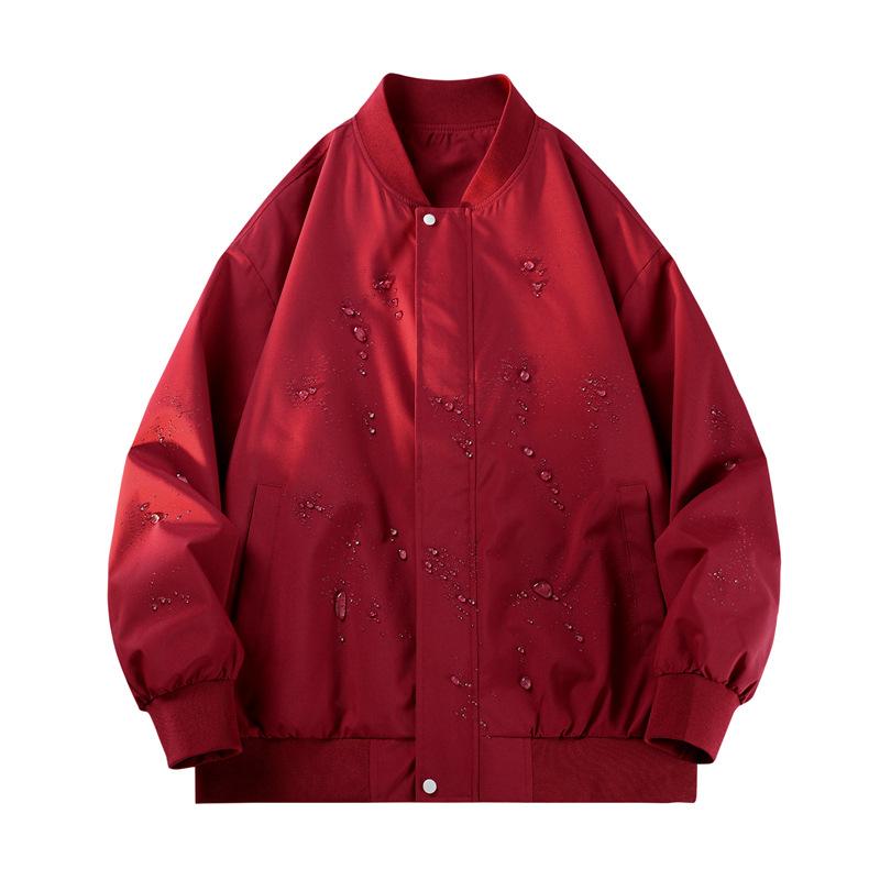 Versatile Coat Minimalist Waterproof Jacket Men's 2026 Jacket Aviator Casual Men's Baseball Clothing Fall Men's Breathable Work Casual Jacket