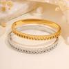Heart-to-heart Matching Titanium Steel Women's Light Luxury, High-end, Fashionable and Versatile Love Bracelet