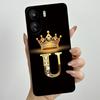 Чехол для телефона Xiaomi Redmi 13C 4G 13C Корона Начальная Буква Силиконовый Мягкий Задний Чехол Для Redmi 13C 13 C 4G Poco C65 Coque Capa