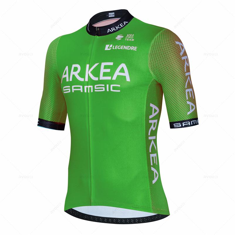 Дышащий летний велосипедный костюм Arkea-Pro Team для мужчин 2026 года, летняя велосипедная одежда, дышащая мужская одежда для МТБ, спортивный костюм
