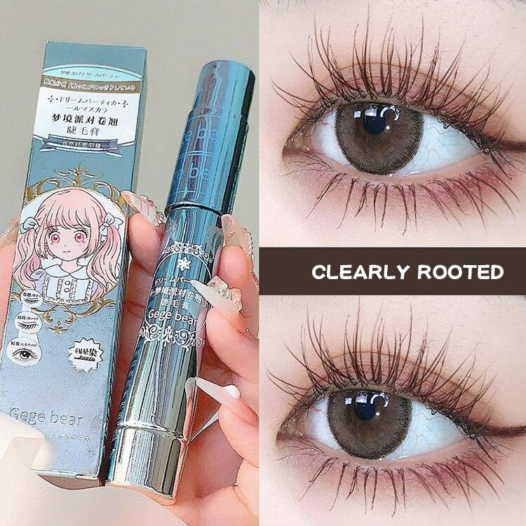 Тушь для ресниц Gege Bear Dream Party Curly Black Sun Flower с милым дизайном, стойкая, удлиняет ресницы, придает им густой объем.