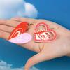 Love circle earrings New trendy Valentine's Day earrings Internet celebrity small earrings temperament earrings
