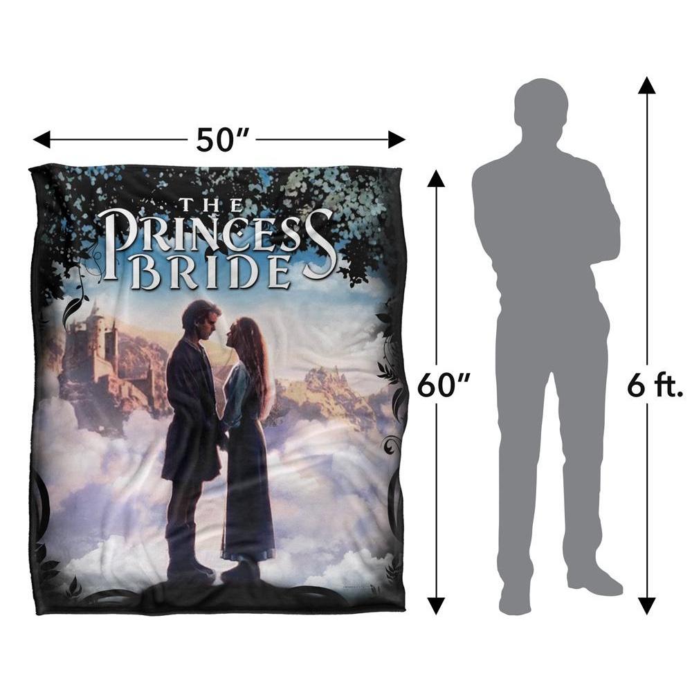 The Princess Bride Storybook Love Silky Supersoft Blanket
