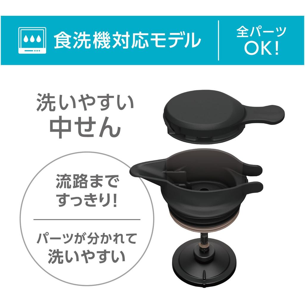 Thermos Stainless Steel Stainless Insulated Tabletop Keeps Food Hot or S Pot, 1.0L, Steel, Pot, Cold, TTG-1000