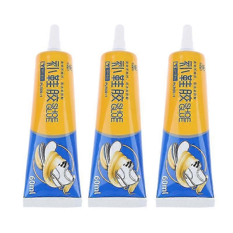 3pcs New Extra Strong 60ml Shoe Repair Glue Contact Adhesive Leather & Rubber - PJ