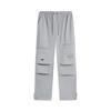 Li Ning Wade Series Casual Simple Solid Color Straight Loose Knit Sports Pants Men Pants Geological-Gray AKXV017-2