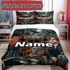 3pcs Duvet Cover Set (1*Duvet Cover + 2*Pillowcase, Without Core), Custom Name Batman Pattern Bedding Set, Home Bedroom Decor Gift