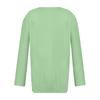 Women's Fashion Casual Color Chest Panel Ruched Button V Neck Long Sleeve Ladies Long Top