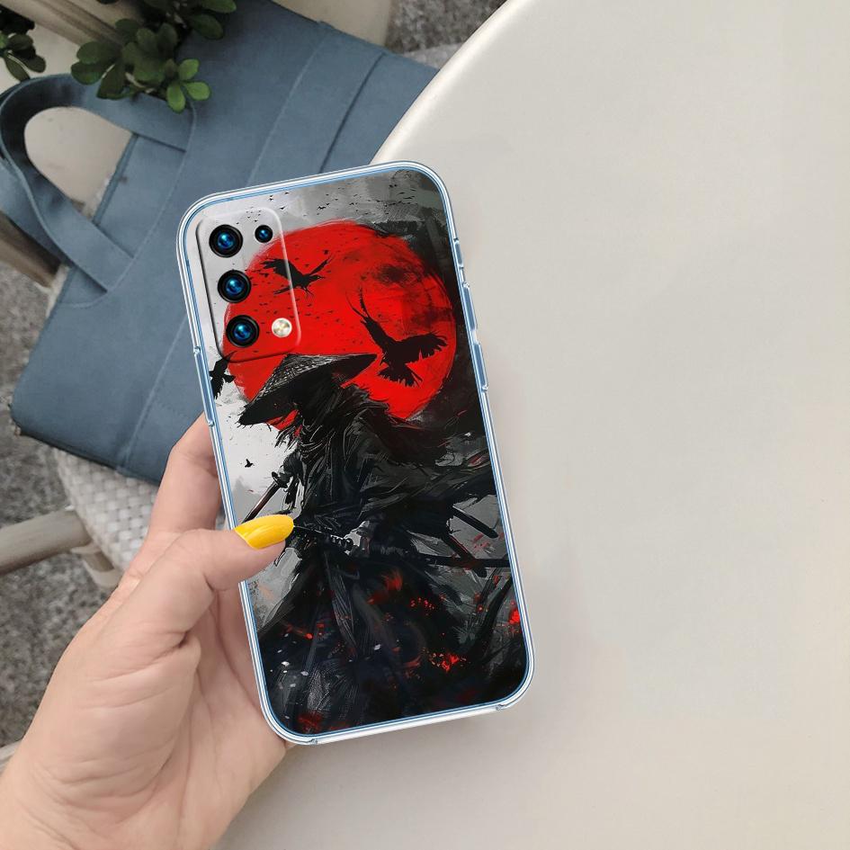 PP41 Чехол для телефона с маской японского самурая для Motorola Moto Edge 20 30 40 50 S30 Fusion Ultra Pro Neo Lite + G200 G23
