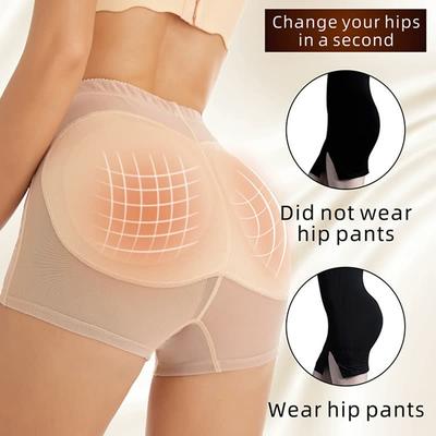 Женские шорты с мягкой подкладкой, трусики с эффектом пуш-ап, корректирующее тело, облегающее нижнее белье, защитные брюки