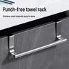 Многофункциональная настенная вешалка для полотенец для кухни и ванной комнаты (Настенный и без сверления)