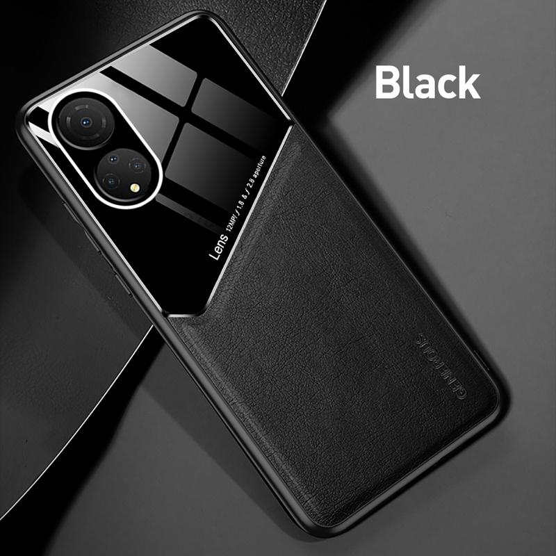 For Honor90 Case Magnetic PU Leather Car Magnetic Hard PC Cover For Huawei Honor 90 Lite 50 70 Honor50 Honor70 Global Phone Case