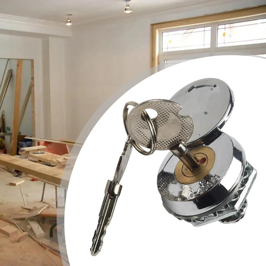 Замок навесной замок дверной замок цилиндр замка с крышкой с 2 ключами ящик шкаф для двери безопасности алюминиевый сплав