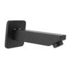 G1/2 Copper Bathtub Faucet Concealed Seamless Bathroom Tub Spout for Bathroom Black