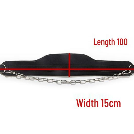 Weighted Pull-up & Weightlifting Fitness Belt with Iron Chain