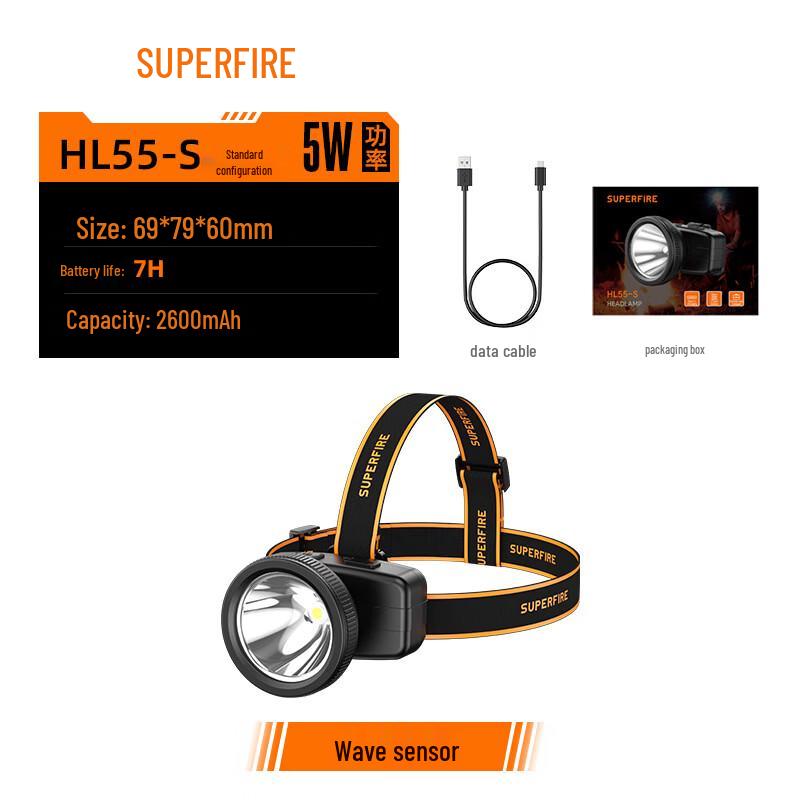 SupFire LED Rechargeable Headlamp