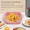 Silicone Air Fryer Liners Square Baking Tray Reusable Air Fryer Basket Kitchen Cooking Gadget for Air Fryer