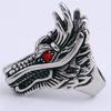 Cool Dragon Head Men's Trendy Retro Titanium Steel Index Finger Ring