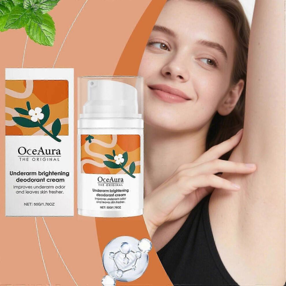 (3pcs)The Original Underarm Brightening Deodorant Cream For Dark Underarms Treatment, Body Odor Eliminator For Women & Men, Ingrown Hair Treatment