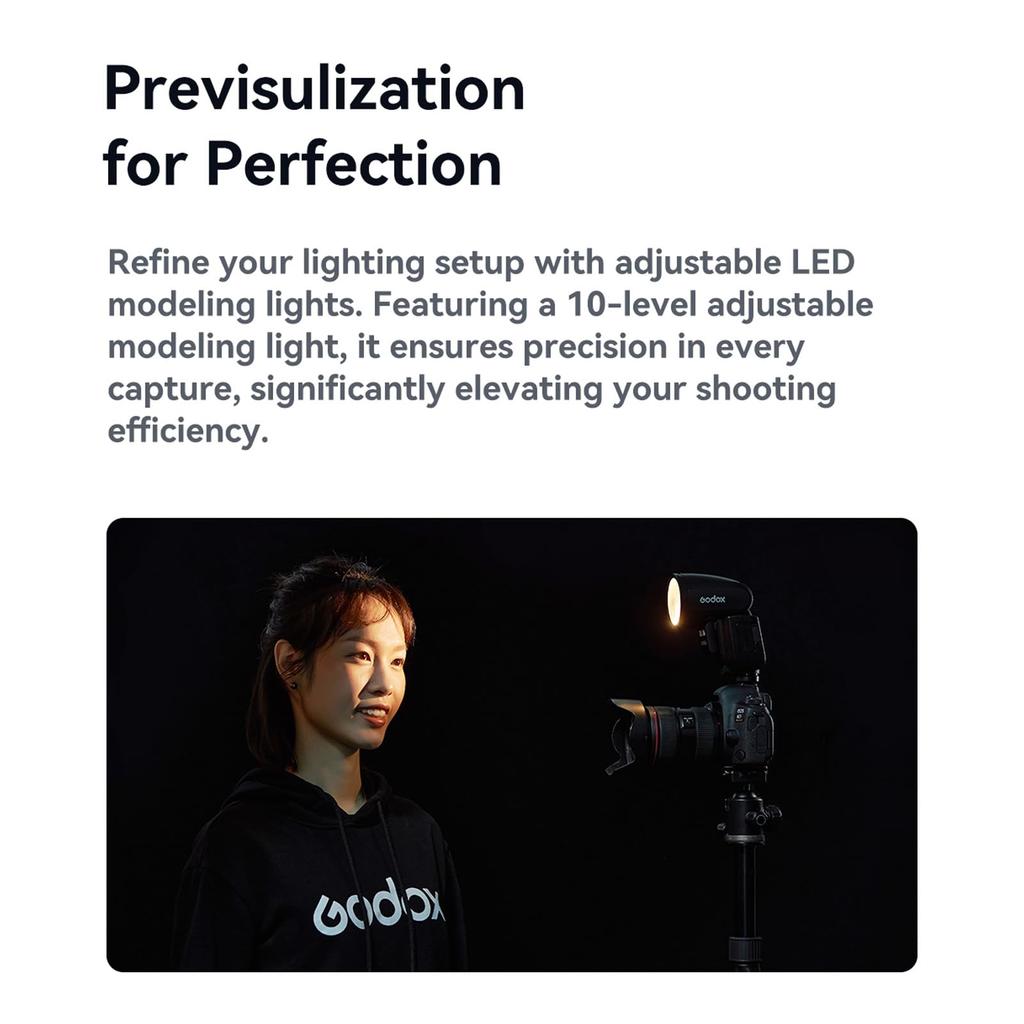 Авторизованная вспышка GODOX V1 PRO F, совместимая с круглой головкой Fujifilm 76WS TTL [дилер GODOX]