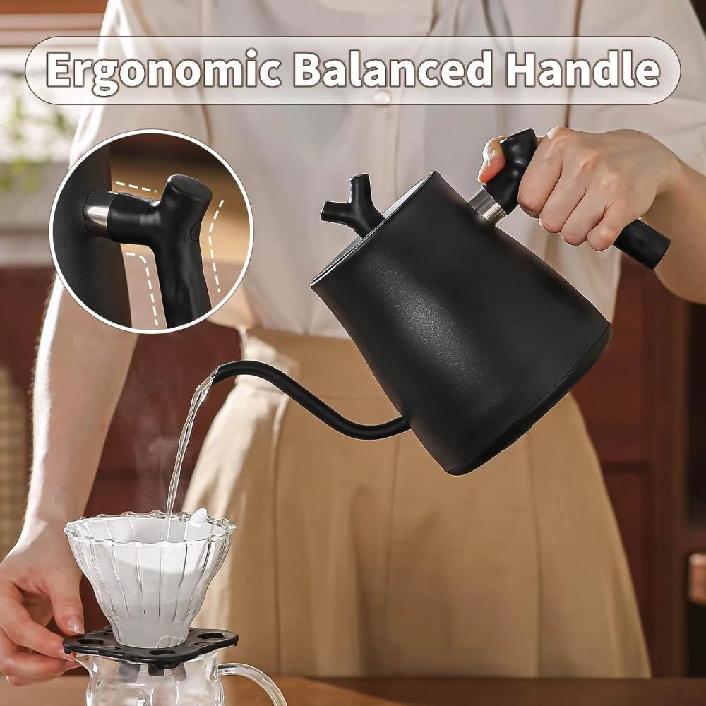 Stainless Steel Gooseneck Electric Kettle Smart Temperature Control Tea Kettle Gift