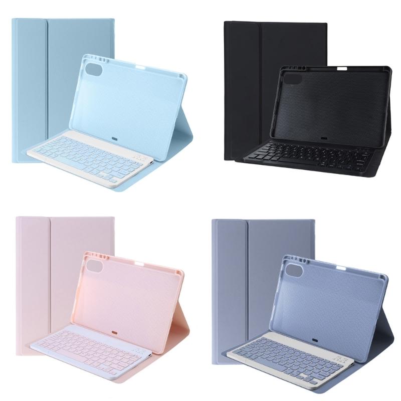 Magnetic Keyboard Case for Pad 9Pro 12.1in Tablets Protector Detachable Leather Cover Enhances Productivity