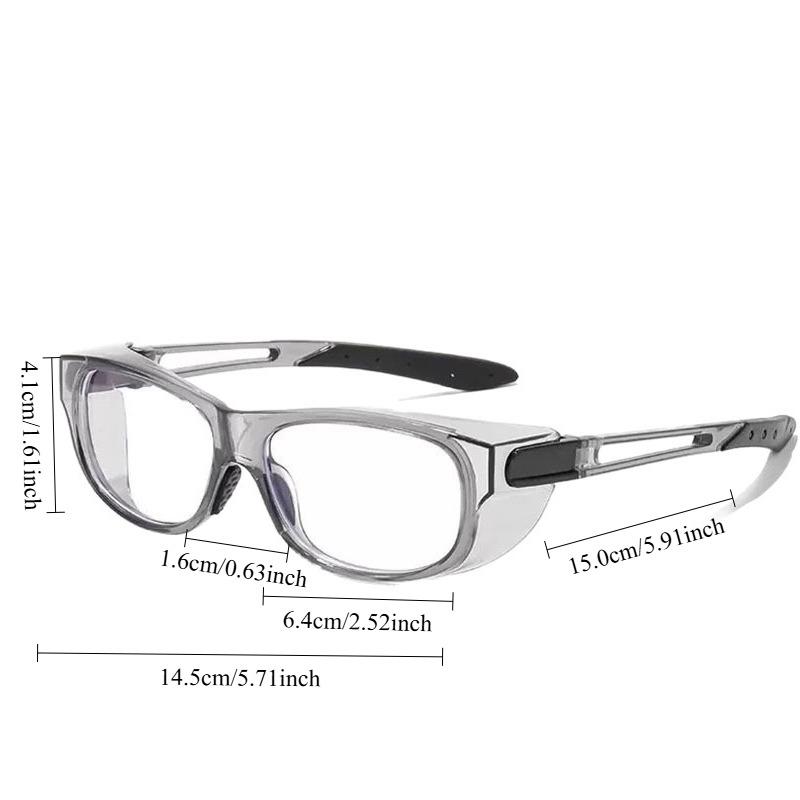 Non-polarized Work Safe PC Lens Windproof Sand Prevention Anti Blue Light Goggles Men Women Fully Enclosed Protective Eyeglasses
