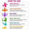 7 Ring Stretch Resistance Exercise Band Multifunction Leg Stretch Strap  Arm Workout