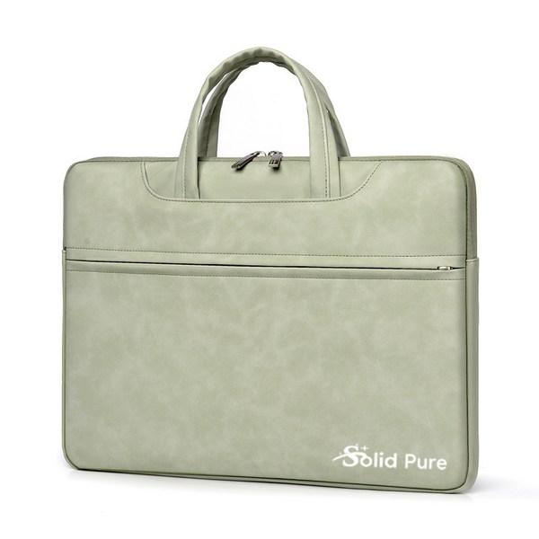 Высококачественная замшевая сумка для ноутбука Solidpure с диагональю 15,6 дюйма, розовая