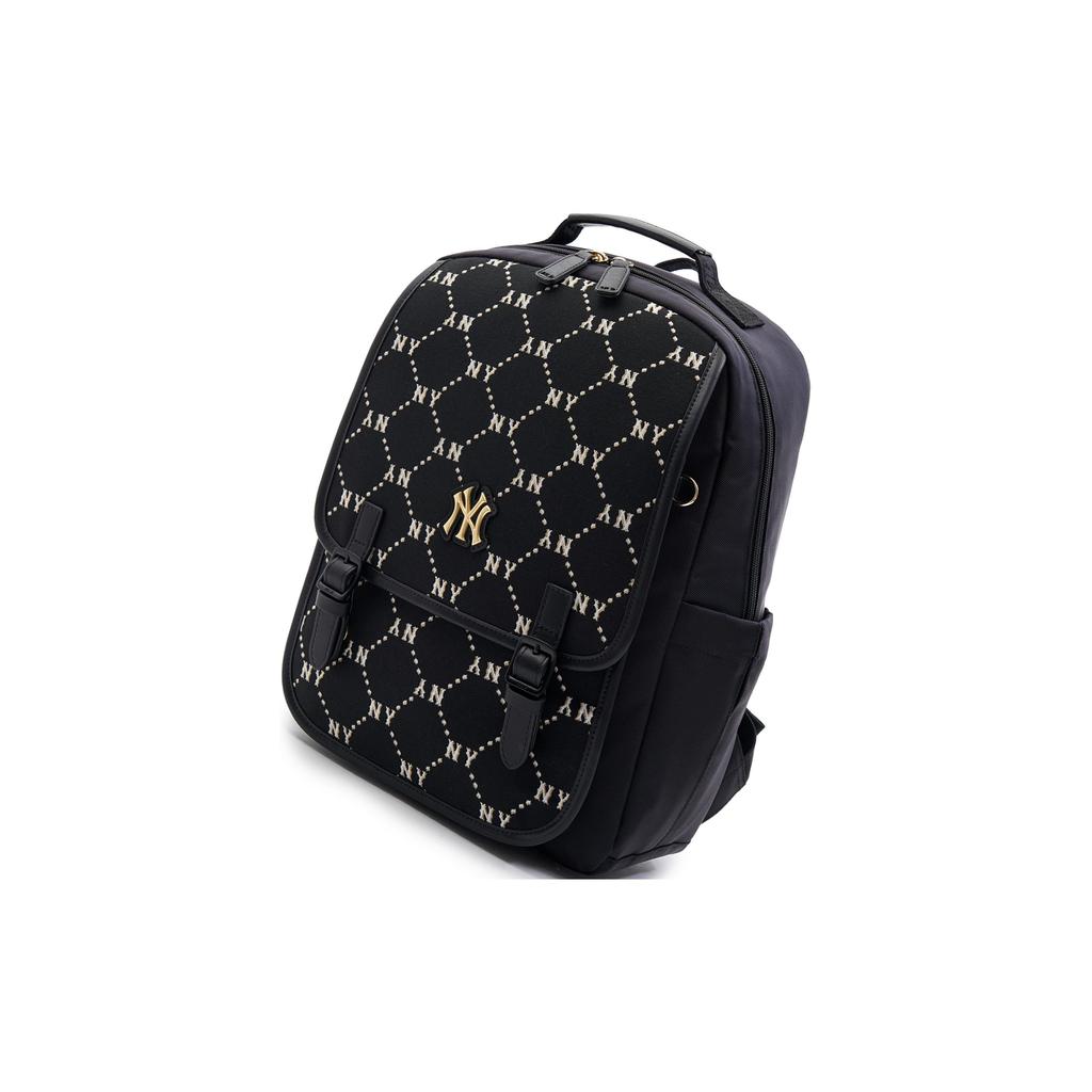 Новый мужской рюкзак из синтетической кожи MLB обычного размера черный 7ABKMD24N-50BKS