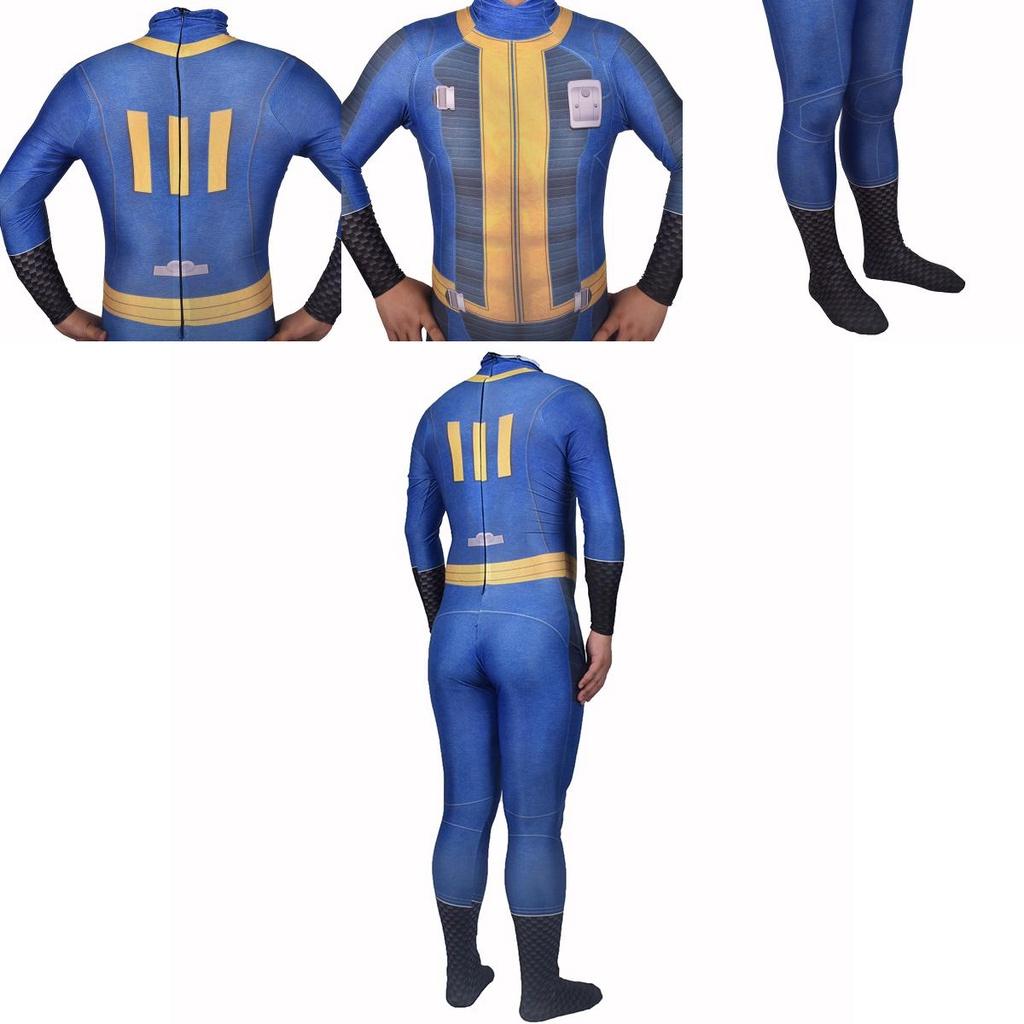 Дышащий и Высокоэластичный Костюм Выжившего из Fallout 4 Fo Nate Vault 111